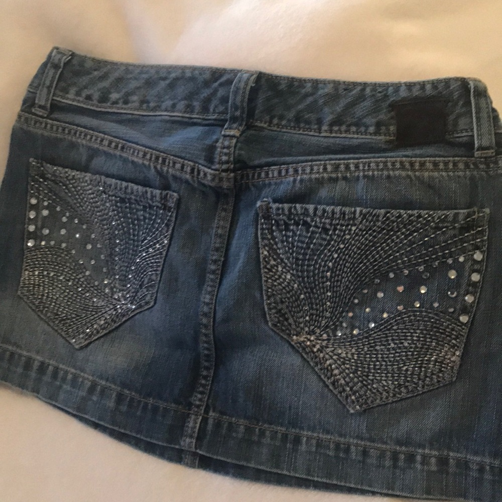 Express jean skirt